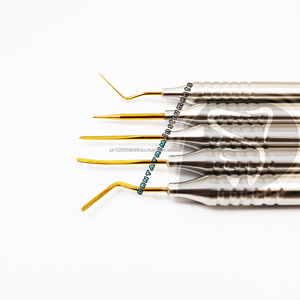 Juego de periotomos de extracción de raíces dentales, puntas de titanio flexibles dentales, periotomos de extracción de raíces, Instrumentos dentales Ce - Product Image 2