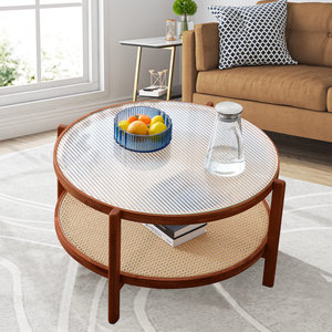 Table basse en verre pour décoration intérieure élégante - Product Image 1