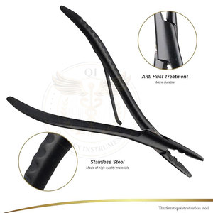 Kit de Herramientas para Extensiones de Cabello, Alicates de Acero Inoxidable, Agujas, Gancho para Tirar, Accesorios Profesionales para Salón de Belleza - Product Image 2