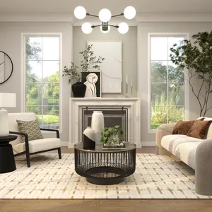 Mesa de Centro de Metal Decorativa Industrial, Muebles de Lujo Hechos a Mano, Mesa de Centro de Hierro y Metal, Muebles de Diseño, Zahid Exports - Product Image 1