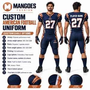 Conjunto de Uniforme de Fútbol Americano Unisex, Cuello en V, Manga Corta, Spandex/Poliéster, Antibacterial, Transpirable, Cintura Elástica, Personalizable para Equipos - Product Image 6