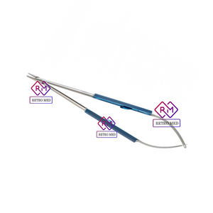 Portaagujas micro Legacy Jacobson de 25.5 cm, titanio, mandíbulas rectas con revestimiento azul, reutilizable, de MEDICAB INSTRUMENTS - Product Image 3