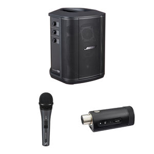 New 2026 Rectangle Mono Portable <b>Wireless</b> Microphone Speaker System Handheld <b>Mic</b> Receiver Set for Presentation Church Events - Product Image 1