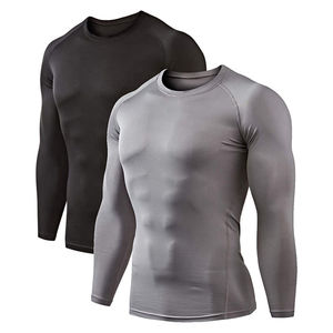 T-shirt de compression à manches longues pour homme 2026 – Idéal pour le surf, la musculation et la gym (Rash Guard) - Product Image 1