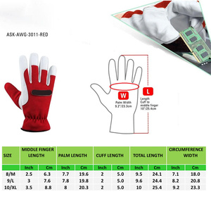 Best Material Goat Grain Leather Gloves with Anti-Slip Function Latest Design Competitive Price Custom Made Newly Arrived Gloves - Product Image 6