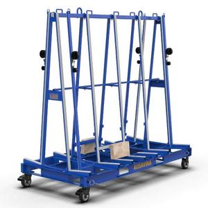 Ausavina One Stop A-Frame <b>Transport</b> Rack Trolley Cart Dolly for Glass Granite Stone and Marble - Product Image 6
