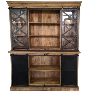 Home Living Room Home Bar Cabinets Fabric Modern Minimalist Dining Hospital Use 4 <b>Drawers</b> 2 Sliding Doors Extendable Foldable - Product Image 1