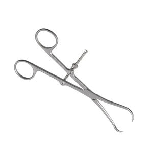 Forceps de réduction manuel en acier inoxydable allemand de 6 pouces, haute qualité, avec verrouillage à vis, pour la manipulation des os – Instruments chirurgicaux orthopédiques - Product Image 1