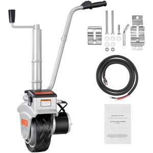 Carrello Elettrico per Rimorchi con Capacità di Traino di 5000 libbre, Ruota di Sostegno da 350W 12V, Velocità di Movimento di 22 piedi/min per Rimorchi da 12 e 24,8 Piedi - Product Image 1