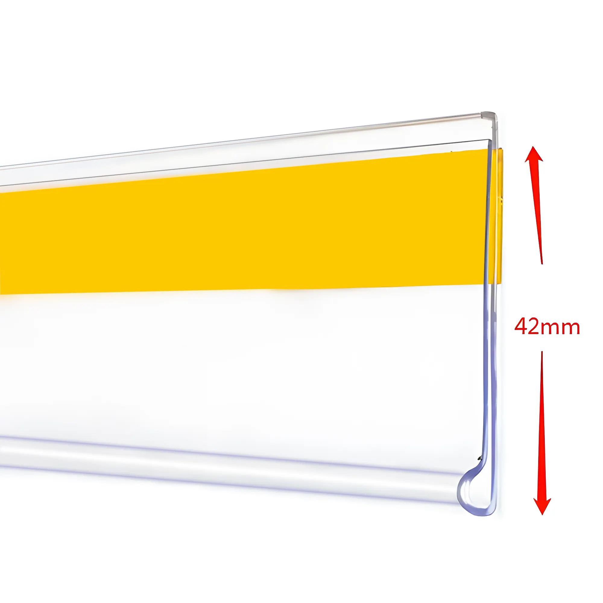 Porta etichette scaffale elettronico in plastica plastica trasparente ESL porta cartellini dei prezzi per supermercato al dettaglio