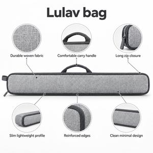 Étui de rangement Lulav avec fermeture éclair en polyester – Robuste et léger pour la protection religieuse et les voyages - Product Image 6