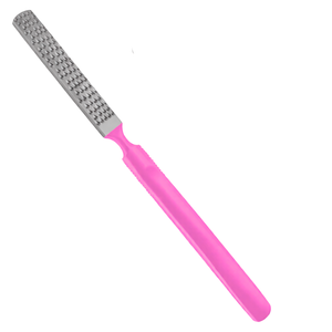 Foot <b>File</b> and Rasp 7 Inch Double Sided Callus Remover Pink Handle Stainless Steel Pedicure Foot Care Hard Skin Removal Tool - Product Image 6