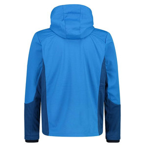 OEM Wholesale Price <b>Padded</b> Softshell <b>Jacket</b> Customization Sports Athletic Fit Hooded Windbreaker Hybrid Design Autumn Front - Product Image 5