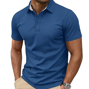 Camisetas Polo de Hombre de Diseño Personalizado de Alta Calidad, Camiseta Polo de Manga Corta para Primavera/Verano, 100% Algodón, Camisetas de Manga Corta para Hombre - Product Image 1