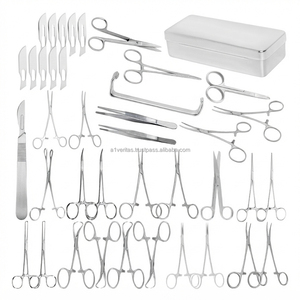 Ensemble chirurgical vétérinaire professionnel A-1 VERITAS en acier inoxydable, instruments chirurgicaux réutilisables pour chiens et chats, kit pour hôpital vétérinaire - Product Image 2
