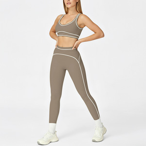 ชุดโยคะแบบระบายอากาศได้ดี ตัดเย็บอัตโนมัติ สำหรับผู้หญิง เหมาะสำหรับพิลาทิส การฝึกในยิม และการออกกำลังกาย - Product Image 5