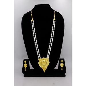 Joyería Antigua India chapada en oro de moda latón puro indio nupcial boda desgaste joyería conjunto de collar de alta calidad - Product Image 3