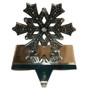 Juego de 2 Soportes Dorados para Calcetines de Navidad, Colgadores de Metal con Peso para Chimenea, Decoración Navideña a Bajo Precio - Product Image 2