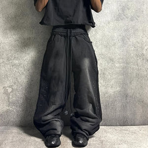 Pantalones Deportivos Holgados Personalizados para Hombre, 100% Poliéster, Peso Medio, Cintura Media, Estilo Casual Urbano, Fabricante Mayorista OEM - Product Image 4