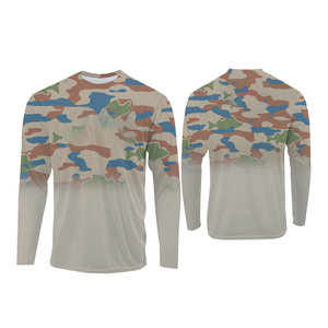 Camisa de Pesca de Manga Larga para Hombre, Camuflaje, Secado Rápido, UPF 50, Estampado por Sublimación, Prenda Deportiva para Adultos, Ropa para Actividades al Aire Libre - Product Image 5