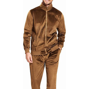 ชุดวอร์มกำมะหยี่ผู้ชายคุณภาพสูง น้ำหนักเบา ขายดีที่สุด สีตามสั่ง - Product Image 3