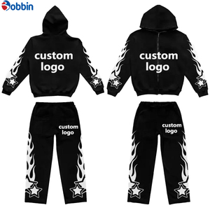 Conjunto Deportivo para Hombre, Venta al Por Mayor, Diseño OEM con Estampado 3D, Pantalones Acampanados para Deporte, Casual, Jogging, Transpirables, Diseño y Patrón Sólidos - Product Image 1