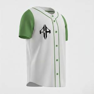 Camiseta de Béisbol de Alta Calidad, Transpirable, Cuello en V, 100% Poliéster, Manga Corta, Estampado Técnico por RIVIAN ATLANTIC - Product Image 3
