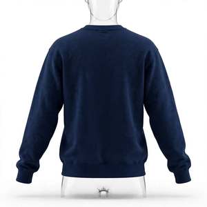 Sweat-shirt à col rond en molleton épais, imprimé graphique vintage, manches longues, streetwear, pull décontracté pour homme, haut d'hiver - Product Image 2