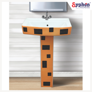 El Mejor Distribuidor del Mundo Ofrece un Lavabo de Pedestal de Cerámica Fácil de Limpiar y de Calidad Confiable a un Precio de Mercado Atractivo - Product Image 1