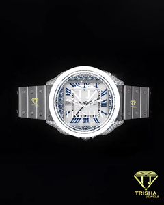 VVS Moissanite Diamond Watch 925 Sterling Silver Iced Out Square <b>Wristwatch</b> Hip Hop Jewelry Gift for Men Women - Product Image 4