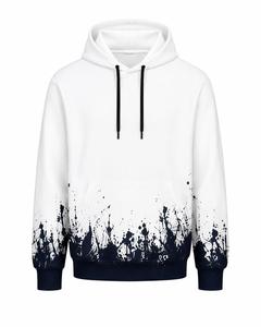 Men's Autumn Sublimation Hooded Fleece Hoodies 100% Cotton Breathable Quick Dry Eco-Friendly <b>Raglan</b> Sleeve Pocket Casual Regular - Product Image 1