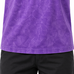 Camiseta de Verano Unisex de Alta Calidad, Estilo Vintage con Lavado Ácido, Cuello Redondo Amplio, 100% Algodón, Manga Corta, Corte Holgado, Ecológica - Product Image 4