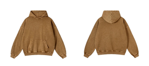 Sudadera con capucha estilo acid wash para hombre, que combina la moda urbana con prendas de abrigo funcionales. - Product Image 2