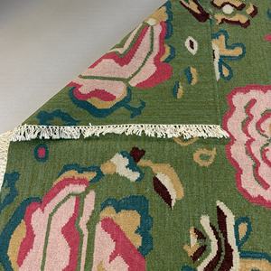 Handwoven Wool Area Rug with Abstract Design Modern Non-Slip Eco-Friendly <b>Carpet</b> <b>for</b> Living Room & Home Decor - Product Image 6