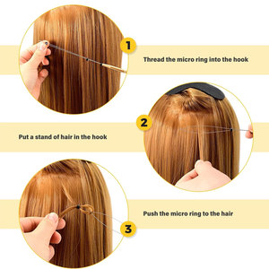 Alicates para Extensiones de Cabello con Cinta Adhesiva de Acero Inoxidable de Grado Quirúrgico Ariston, Herramientas para Extensiones de Cabello - Product Image 6