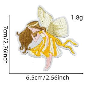 Latest Design Varsity Lady Embroidered Patch Personalized Square Chenille <b>Badge</b> with Custom Brand for Fashion Apparel Decoration - Product Image 1
