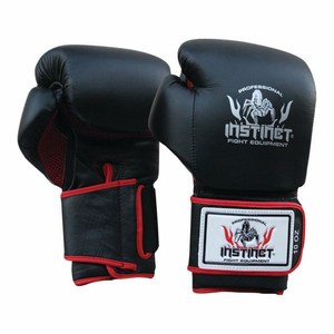 Guantes de Combate de Alta Calidad Más Vendidos, Cierre de Gancho y Bucle de Cuero Genuino de Primera Calidad, Guantes de Entrenamiento Ligeros para Adultos - Product Image 1