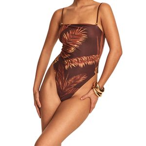 Maillot de bain une pièce personnalisé pour femme, imprimé floral, avec armatures, idéal pour la plage et les vacances - Product Image 2