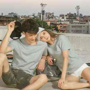 T-shirt personnalisé 100 % polyester tricoté à séchage rapide, col rond, pour jogging, vente en gros, manches courtes - Product Image 2