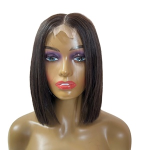 Peluca recta de hueso Bob Frontal de encaje HD cinta de punta plana Ins extensiones de cabello humano 100% cabello crudo vietnamita precio al por mayor - Product Image 5