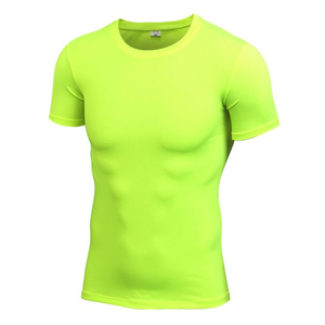 Hot Selling <b>Men</b> <b>Compression</b> T-<b>Shirts</b> Basketball Running Short Sleeve Quick Drying Fitness Tight Tops - Product Image 2