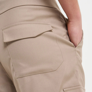 Pantalon de travail robuste pour hommes, 100% coton canvas, pantalon industriel pour mécaniciens d'usine et ateliers - Product Image 5