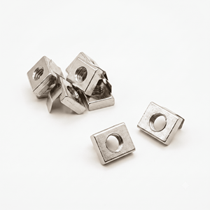 Écrou à ressort M8 haute résistance zingué pour profilé aluminium série 4040, pour cadre industriel en aluminium à rainure en T - Product Image 2