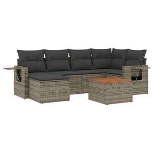 Set Divano da Giardino Grigio per Arredamento da Esterno - Product Image 2