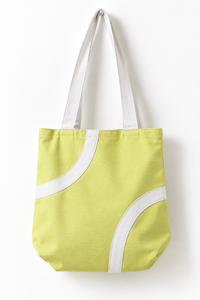 Canvas Reusable <b>Tote</b> Bag with Long Handle and Trim Medium Size for Beach Grocery <b>Travel</b> - Product Image 1