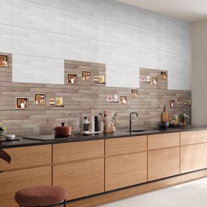 Carreaux de céramique super blancs 300x600 de qualité export en gros pour revêtement mural de cuisine et salle de bain modernes et design intérieur professionnel - Product Image 2