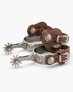 Espuelas de Montar a Caballo Antiguas de Estilo Occidental, de Acero Inoxidable de Alta Calidad, para Equitación - Product Image 6