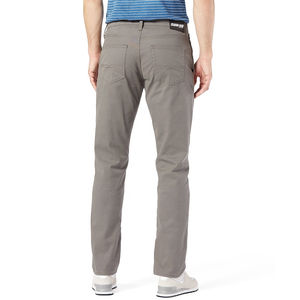 men's pants Straight <b>Trouser</b> shaping clean lines with dependable movement from morning tasks to evening plans - Product Image 2