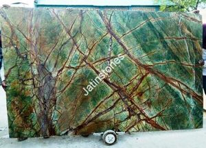 Mármol Verde Selva Tropical, Losa de Piedra Natural con Vetas de Selva para Baño, Pared Decorativa, Piso, Panel de Azulejos para Interiores - Product Image 5