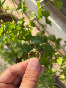 Natural Diamond <b>Cluster</b> Ring 925 Sterling Silver 14K Solid Gold Luxury Rhodium Plated Engagement Ring Promise Ring Bridal - Product Image 3